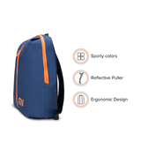 Mi Step Out 12 L Mini Backpack - Small, Dark Blue, Water Repellent